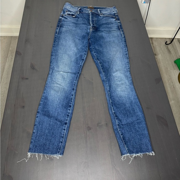 Mother The Stunner Button Fly Ankle Step Fray Jeans - Picture 2 of 12